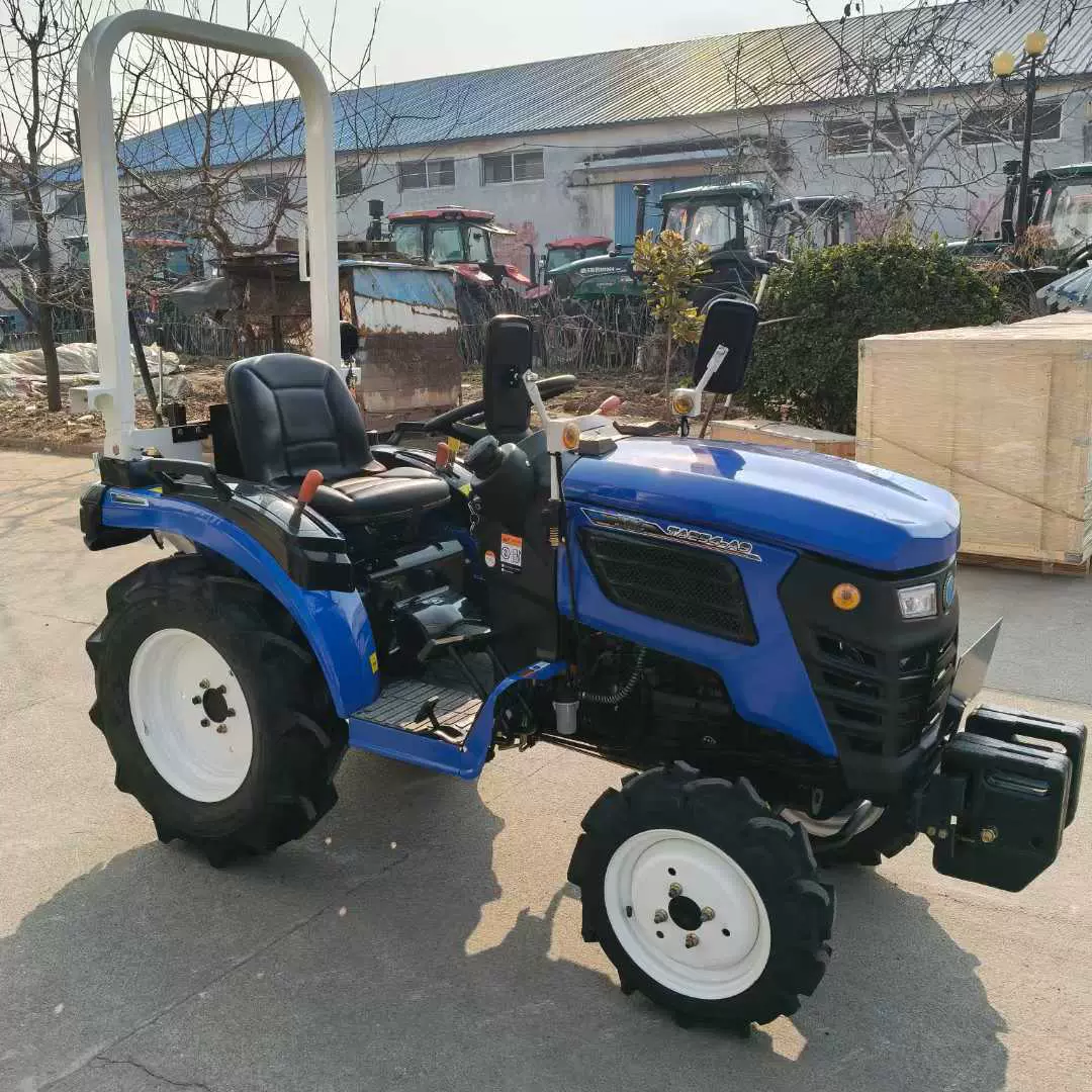 出口254小四轮拖拉机 欧五排放果园犁地机 可带多种农具