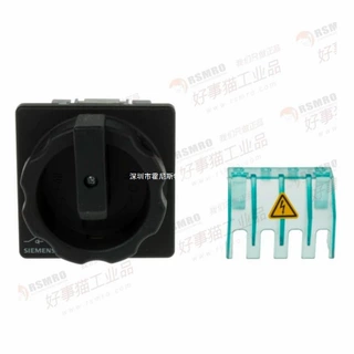 3LD2555-0TK51+3LD9250-0负荷BA西门子隔离开关3P+N,63A/22KW黑色