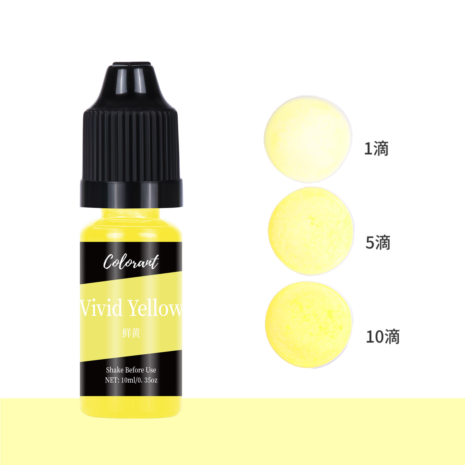 Manufacturer direct sales cross-border 48 color 10ML high concentration color aromatherapy candle DI