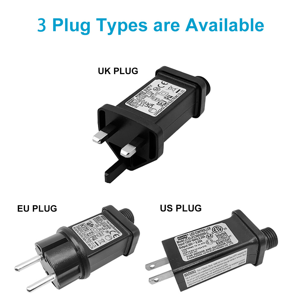 Línea verde oscura de control remoto de hielo LED lámpara de cadena 100M se puede conectar con lámpara de cadena de luz de Navidad estrella de cielo