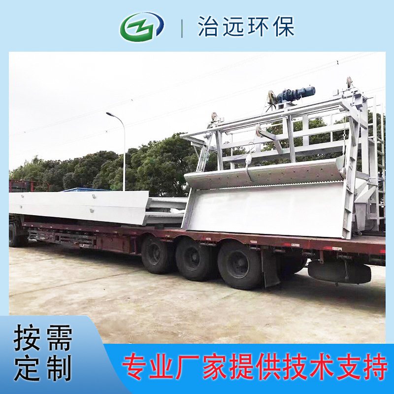 厂家直供三索式钢丝绳格栅机牵引式机河道除污捞渣机捞渣神器