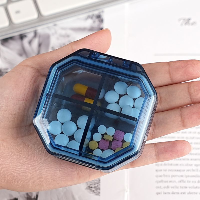 Japanese Imported Portable Pill Box for Three Meals a Day, Portable Medicine Storage Box Mini
