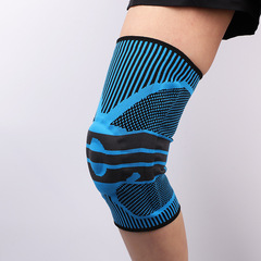 硅膠支撐條運動護膝籃球足球戶外四季膝蓋保護套硅膠彈簧支撐護膝