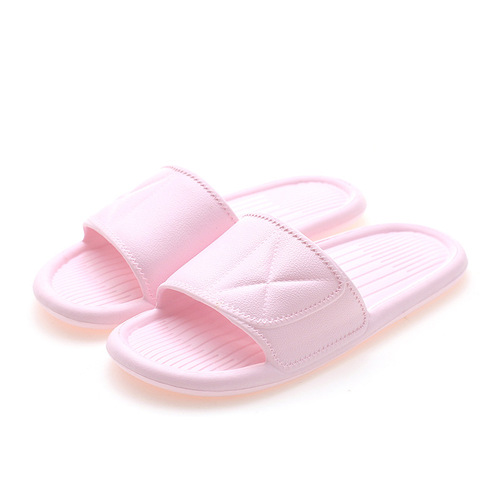 Summer home non-slip men's and women's indoor bathing bathroom EVA foam slippers soft bottom couples home sandals