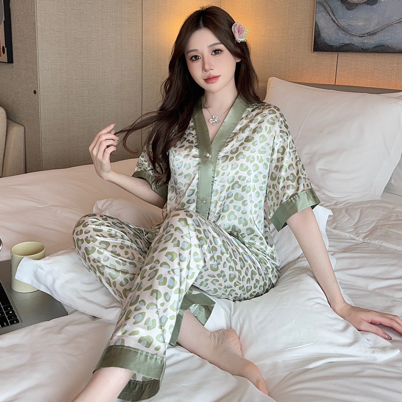 954# 짧고 긴 녹색 표범 인쇄