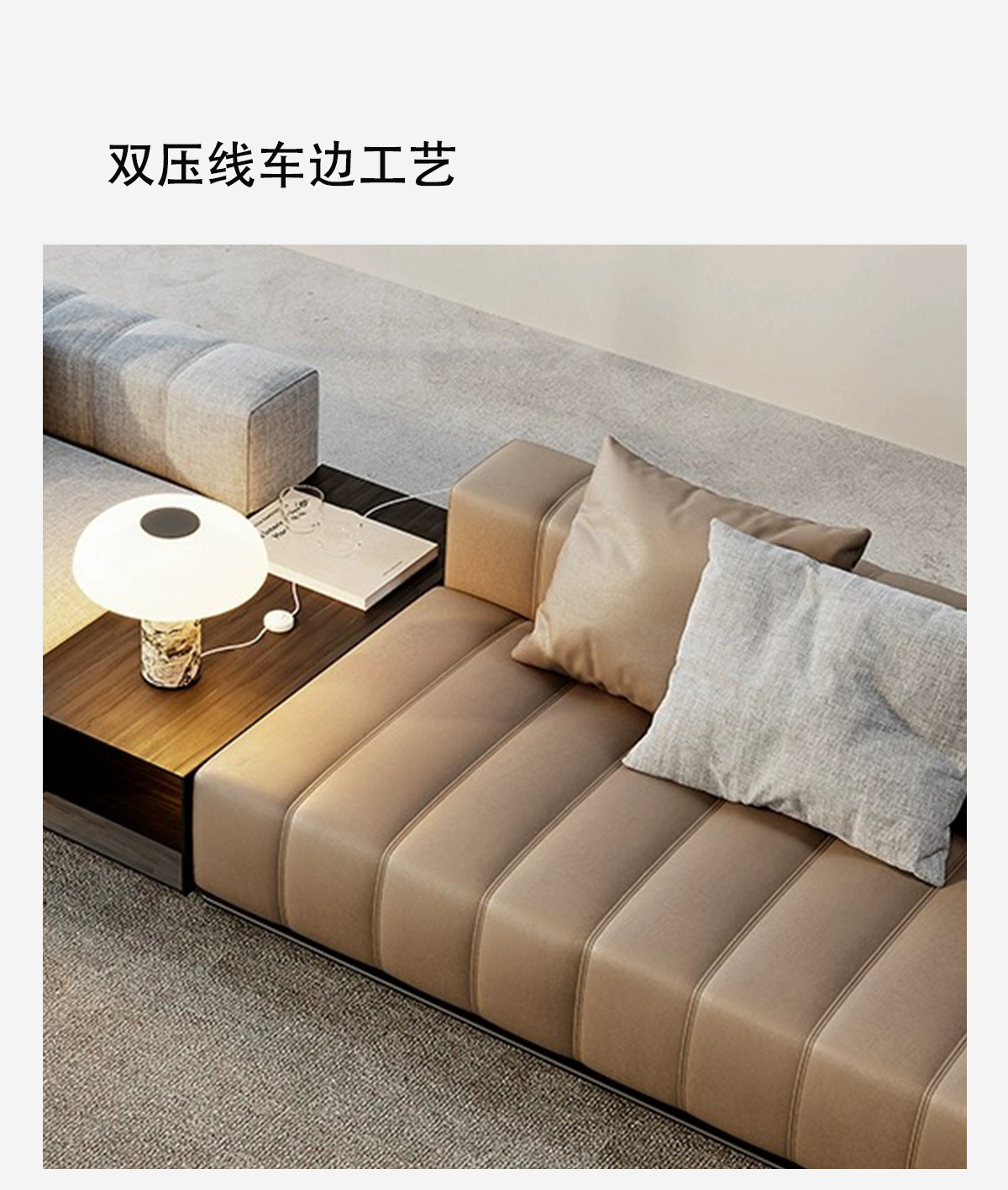 意式极简风真皮沙发钢琴键沙发直排大平层高端大户型客厅皮沙发-阿里巴巴