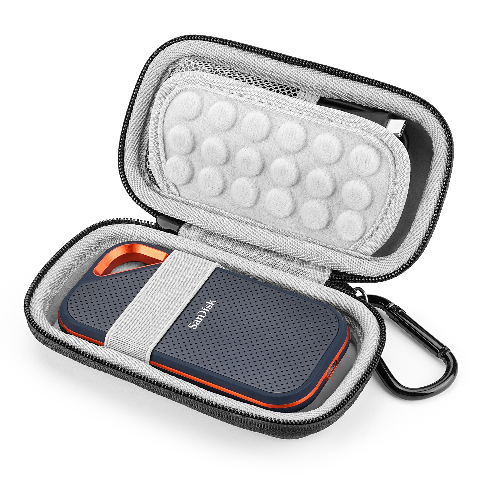 Adecuado para Sandisk Sandi E60E61E30 caja de almacenamiento de disco duro móvil de estado sólido Samsung Disco Duro bolsa de almacenamiento portátil image 8