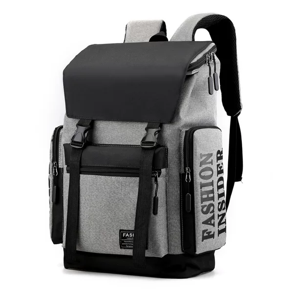 Large-Capacity Schoolbag for Male High School Students, Backpack 2025 New Fashion Travel Computer Backpack for Junior High School Students