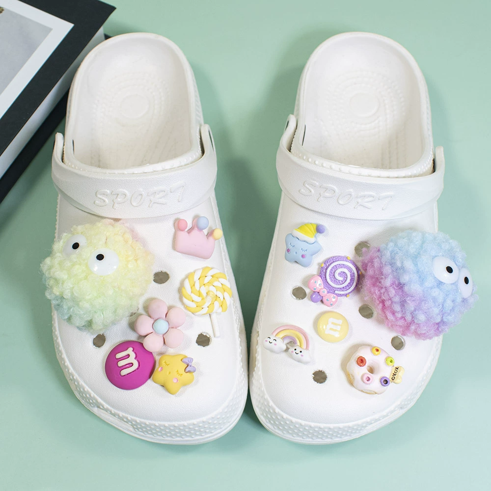 Creative cute accessory, removable footwear buckle, DIY, gradient