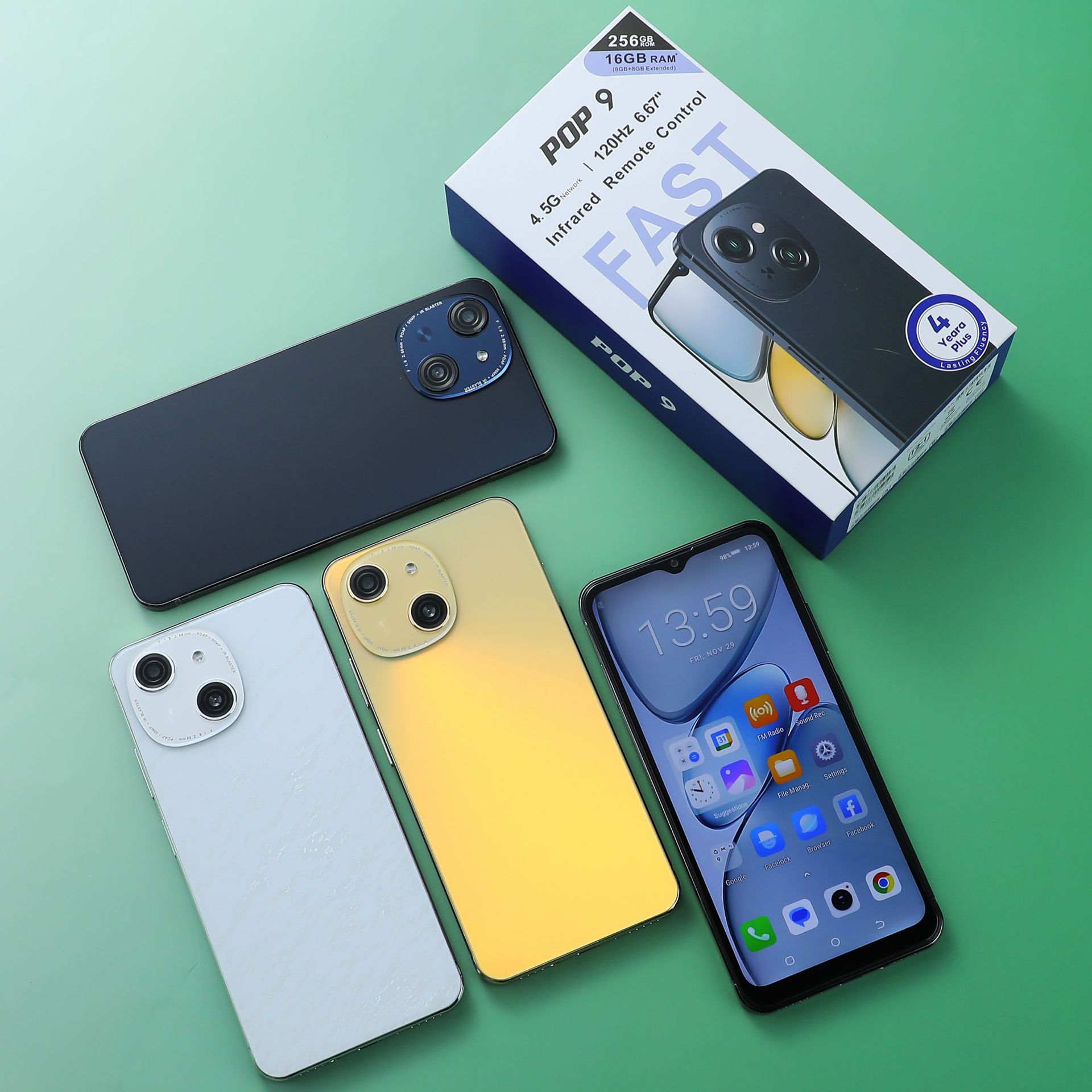 Cross-border SPARK 30C straight smart phone 3G dual SIM card WIFI foreign machine