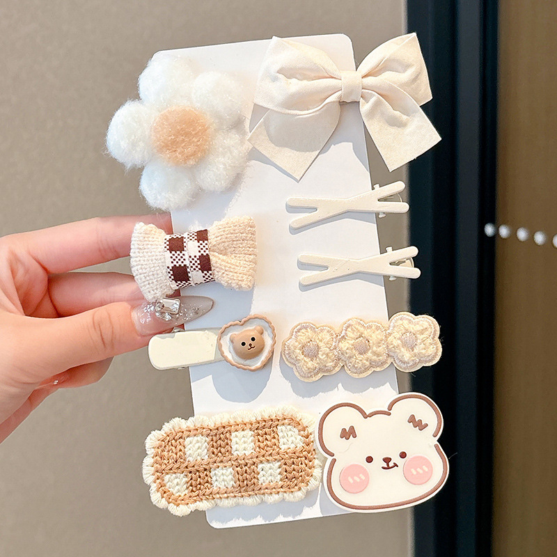 Peel de peluche para niños BB clip clip de peluche clip lateral para niñas lindas niñas toque de pelo para bebés