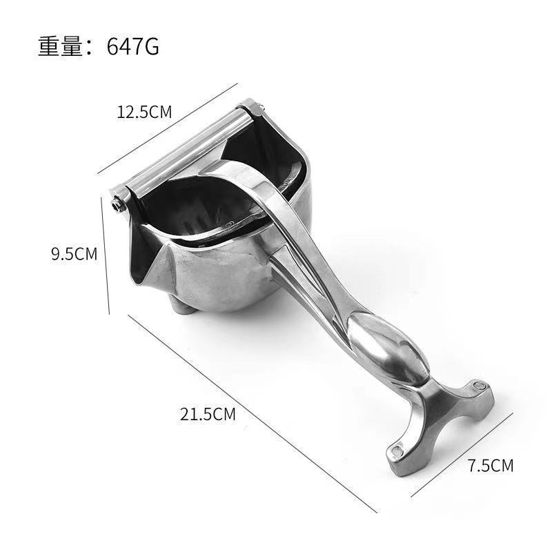 直販304ステンレス製手動ジューサー レモン絞り器 多機能手動プレス器|undefined