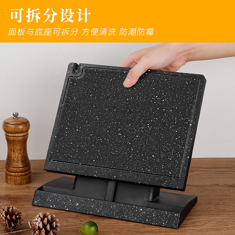 soporte de cuchillos de absorción magnética sin perforación de herramientas de cocina magnética multifunción de pie soporte de cuchillos de cocina magnético fuerte al por mayor