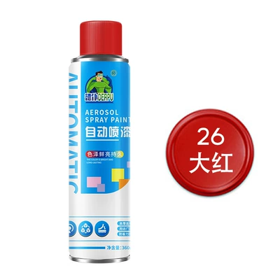 anti-rust paint, Avtomobil boyası - 26-big-red-350ml-gross-weight-250gbottle-spray-paint