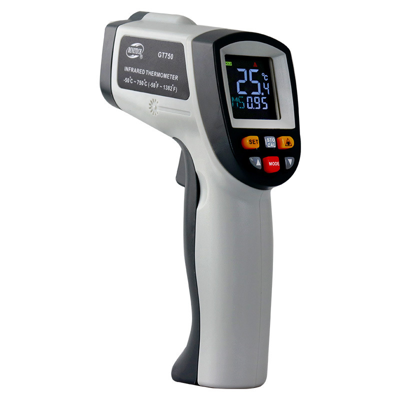 BENETECH标智GT750红外测温仪-50~750℃彩屏测温测温仪测温器