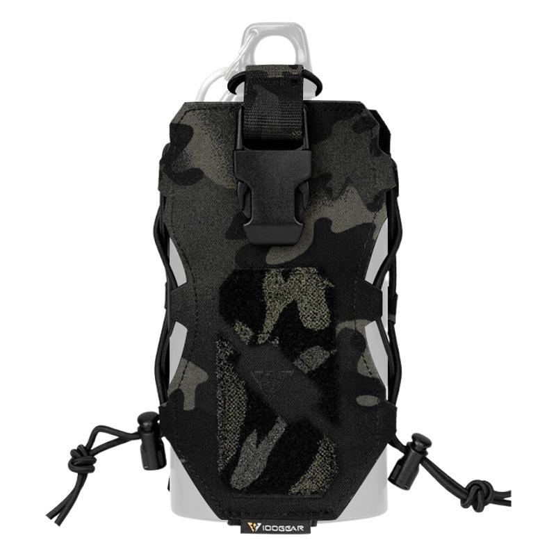 Idogear pequeño acero escorpión al aire libre hervidor bolsa chaleco molle con bolsa deportes hervidor cubierta multifuncional bolsa de artículos diversos