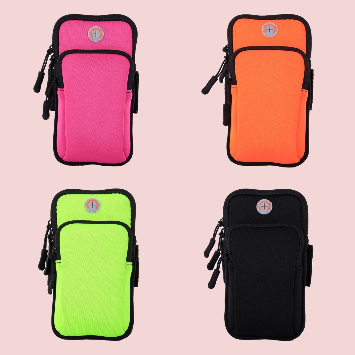 Sports Arm Bag Wrist Mobile Phone Arm Bag Running and Cycling Arm Strap Men's and Women's Fitness Arm Mobile Phone Storage Bag
