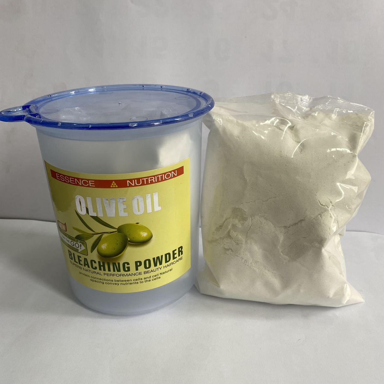 发廊专用褪色粉不伤发白毛剂外贸OLIVE BLEACH POWDER橄榄褪色粉