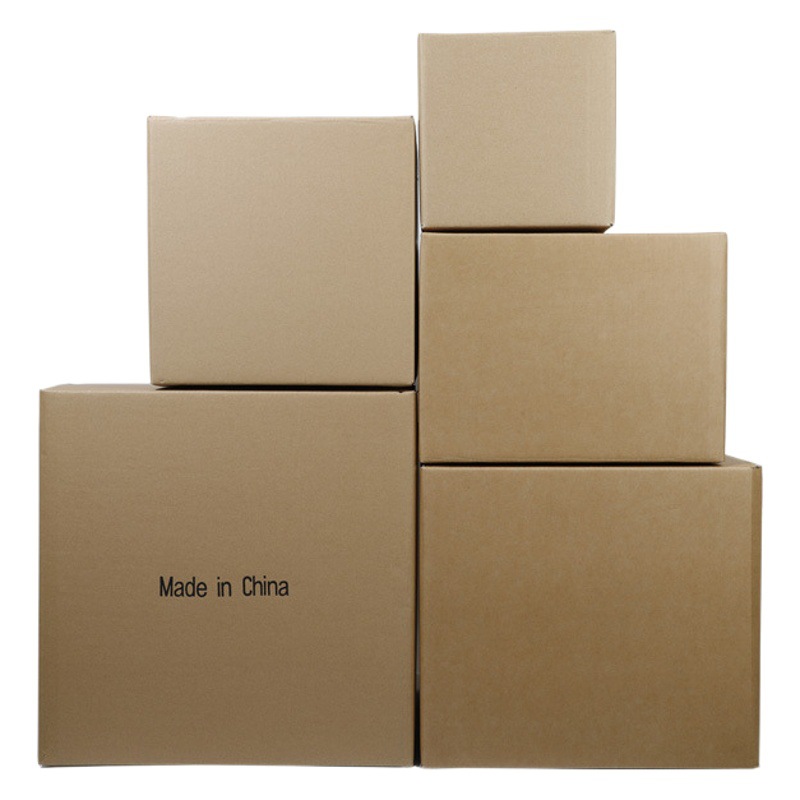 Cartón de embalaje de logística internacional Amazon FBA caja exterior de cinco capas de piel de vaca engrosada embalaje expreso cartón móvil