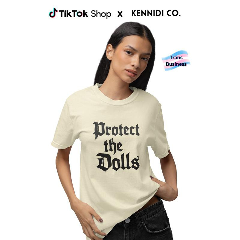 European Size Cross-Border Cotton Protect the Dolls Old Style Comfort Colors T-Shirt European Size Cross-Border Cotton Protect the Dolls Old Style Comfort Colors T-Shirt