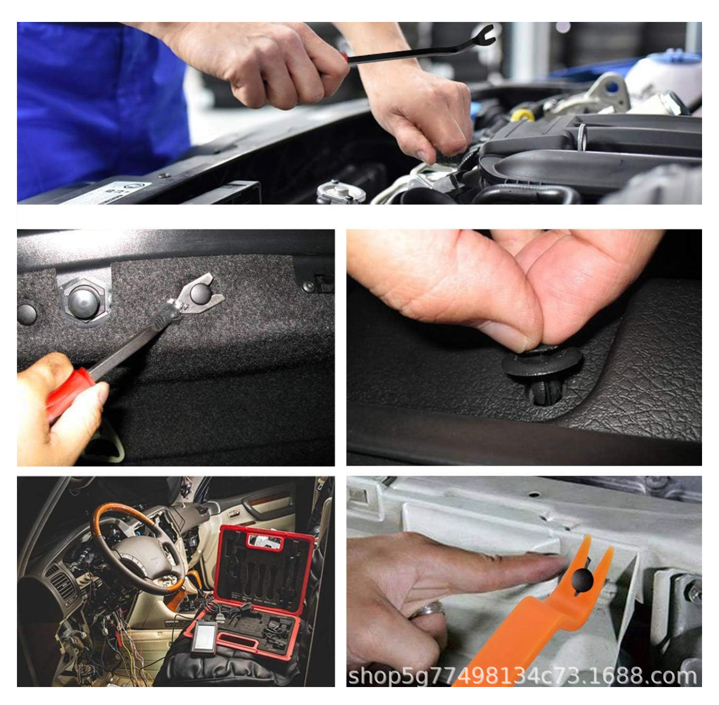 925pcs Boxed Car Body Fastener Rivet Fender Expansion Screw Accessories Car Door Car Use