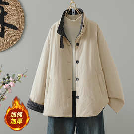 实拍  棉服女2025年新款冬季棉衣棉袄爆款潮保暖外套加厚