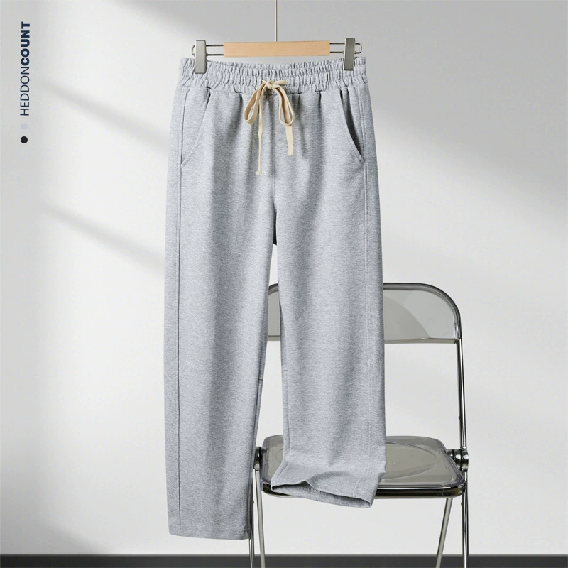 Прямая трансляция брюки Мужские прямые брюки Весна и Осень повседневные брюки свободные широкие брюки Новые спортивные брюки для мужчин и женщин