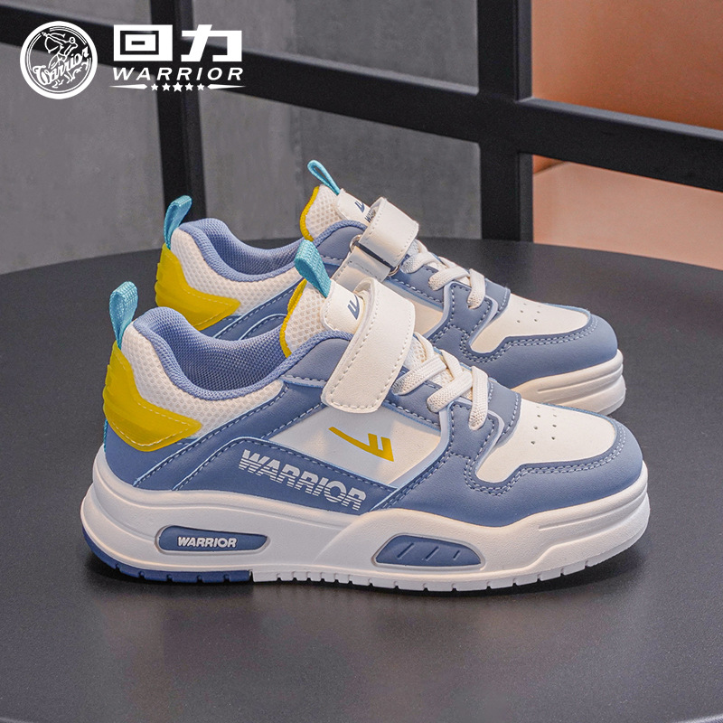 Pull Back Kidsren's Shoes Boys' Shoes 2025 Spring New Little Boy Sports Sneakers Non-Slip Leather Kidsren's Casual Shoes