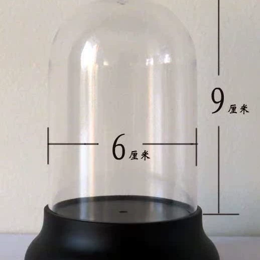 Лицо/глиняная фигурка/мягкая керамика/кукольная кукла золотой колокольный чехол/акриловое защитное покрытие для ремесел/с основанием