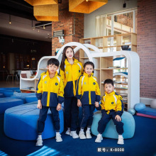 中小学校服冲锋衣三件套 教职工服装 冬季企业工作服可加印LOGO