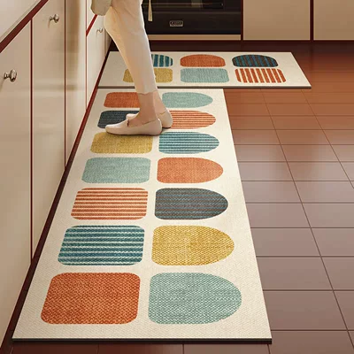 Avtomobil döşəmə paspasları — kitchen oil-resistant, non-slip, absorbent, and - caiji-miyu-kitchen-floor-mat-d-4060cmnew-diatom-mud