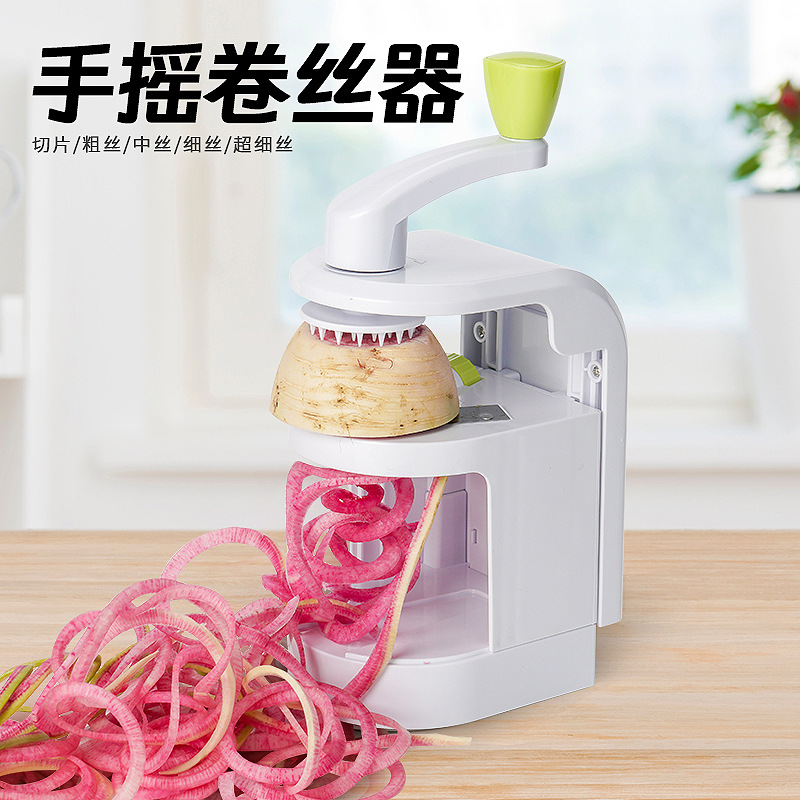 Waterfall potato shreds multifunctional hand-cranked shredded household potato carrot grating slicer slicer