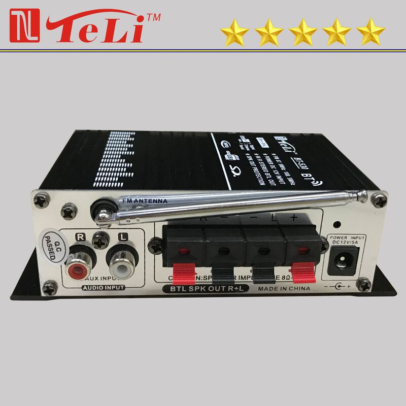 Teliブルートゥース小型アンプBT-530カードを読むusb fm fm fmラジオ12vアンプアマゾン|undefined