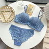 Japanese underwear, supporting wireless bra, set, increased thickness, wholesale