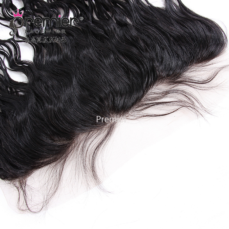 Qingdao Guanfa European and American Market Ladies Real Hair Natural Color 13*4 Transparent Net Lace Frontal