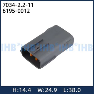 7034-2.2-11 6195-0012汽车防水连接器 接插件端子 对插车用公母