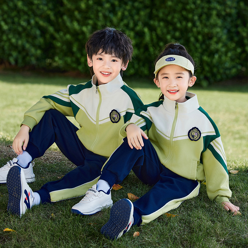 幼兒園園服春夏運動服套裝小學生校服春秋裝四件套兒童班服新款潮