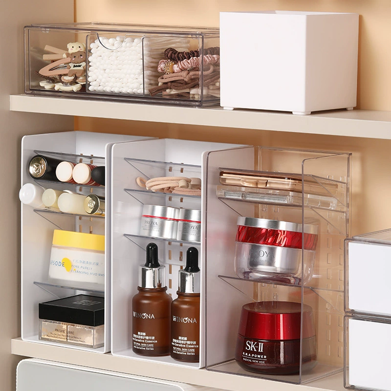 Storage box, cosmetic acrylic storage system, lipstick, dressing table, brush