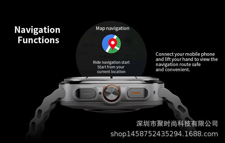 js watch7 ultra Bluetooth Call Smartwatch Voice Assistant Weather, Music Heart Rate, Blood Pressure undefined