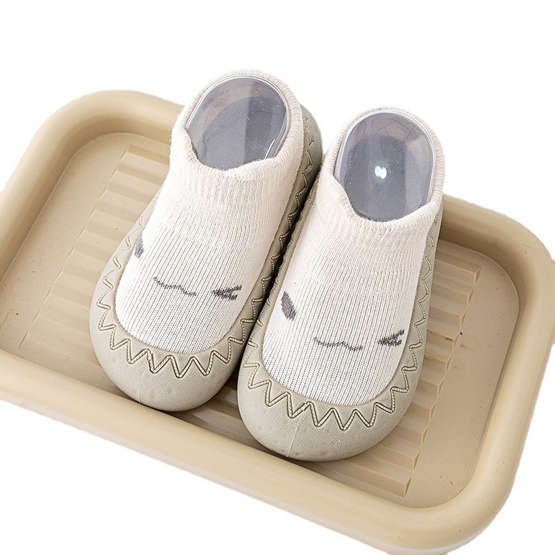 Zapatos y calcetines para bebés, zapatos de interior para primavera y otoño para niños y niñas, calcetines y zapatos para bebés con suela suave antideslizante, zapatos transpirables para niños pequeños.