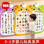 宝宝认知有声早教挂图数字人物动物启蒙婴幼儿童学说话发声玩具