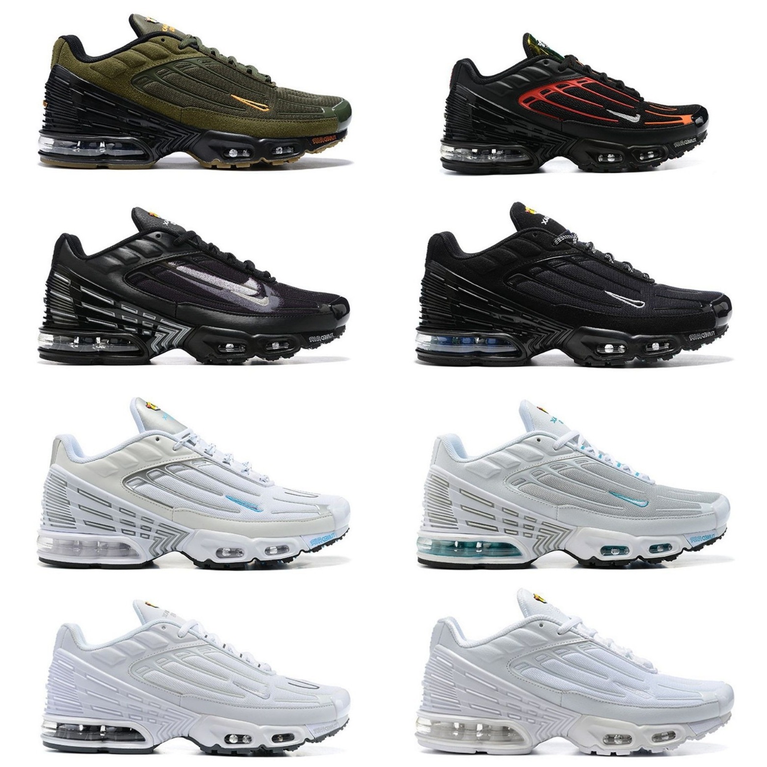 Putian 신발 TN3 에어 쿠션 스포츠 신발 남성 신발 여성 커플 캐주얼 운동화 봄과 여름 통기성 경량 쿠셔닝