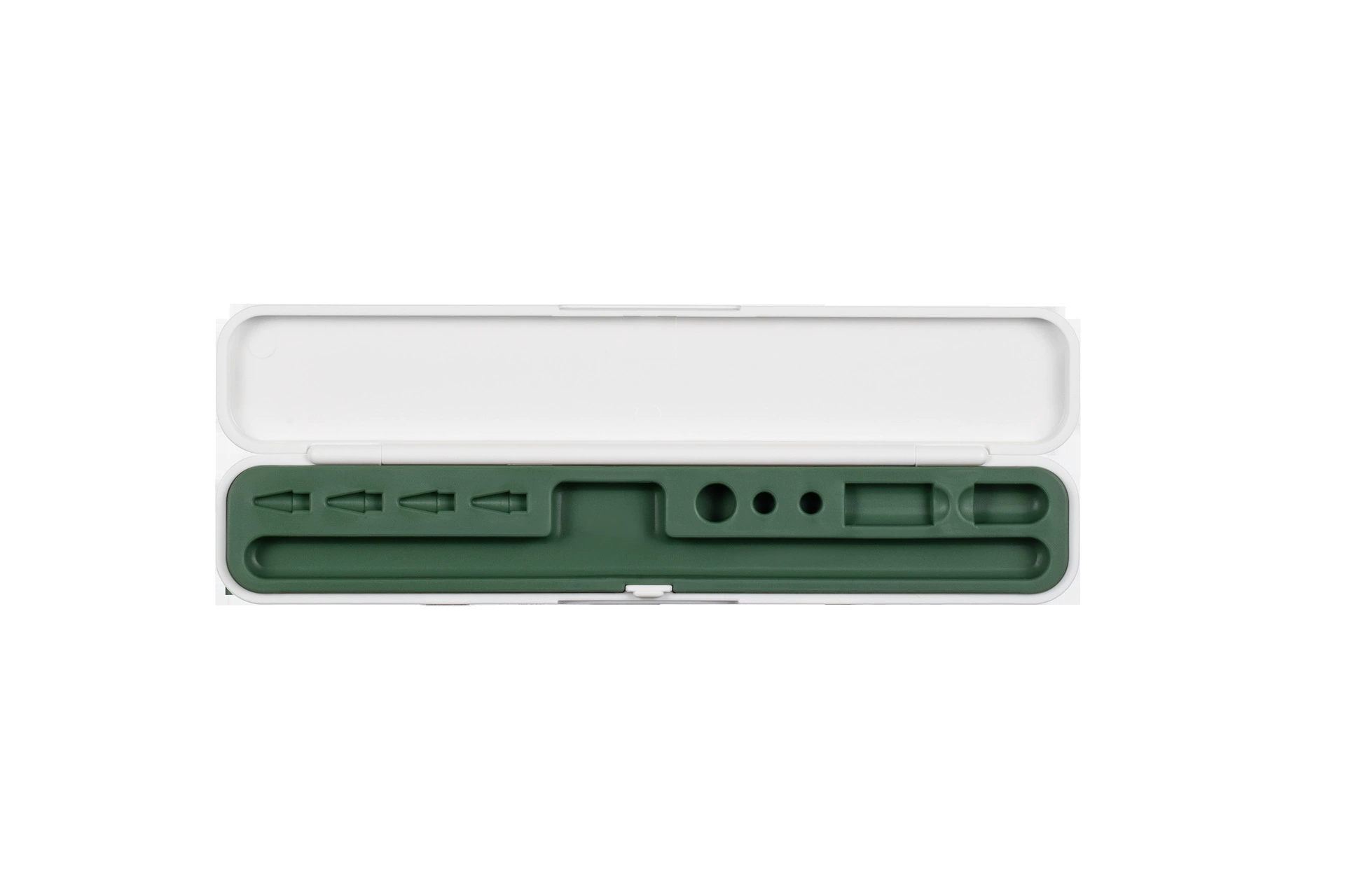 Apple Pencil Storage Case (Apple Pencil 1/2) — Multi‑Function Pen Box, Lilac & Dark Night Green