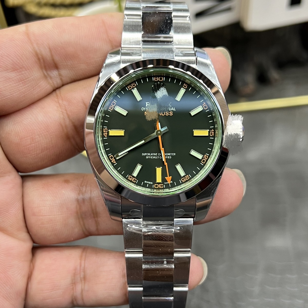 Vs Factory Rolex Logbook Air Master Watch Dropshipping Fully Automatic Mechanical Watch Men's Business Luminous Waterproof Steel Band Trend