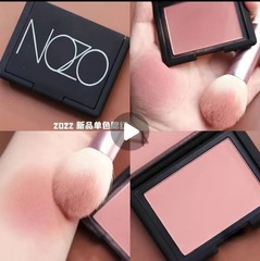 NOZO頬紅盤自然裸化粧珠光艶艶艶修容顎青防水防汗無化粧単色頬紅卸売り