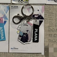 青いファイルの青いファイルの青いアーカイブの周辺のアクリルのキーホルダー