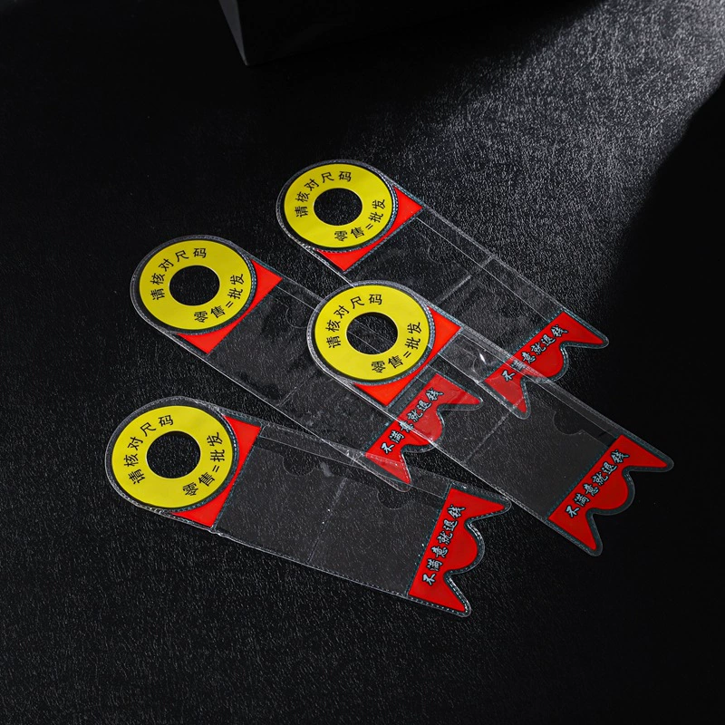 Сумка-бирка специальной формы утолщенная Двусторонняя прозрачная упаковочная сумка для товарных знаков производители оптом дверная ручка не беспокоит этикетку плоский карман