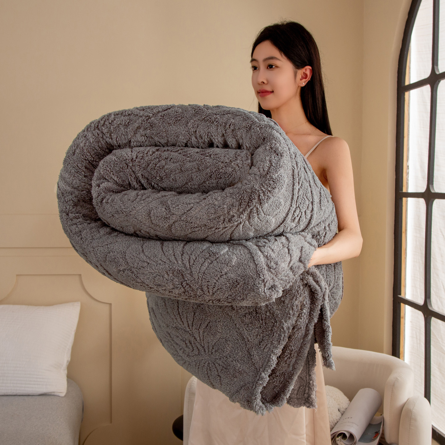 2025 nuevo comercio exterior transfronterizo de terciero grueso torreta manta manta manta manta sábanas de siesta