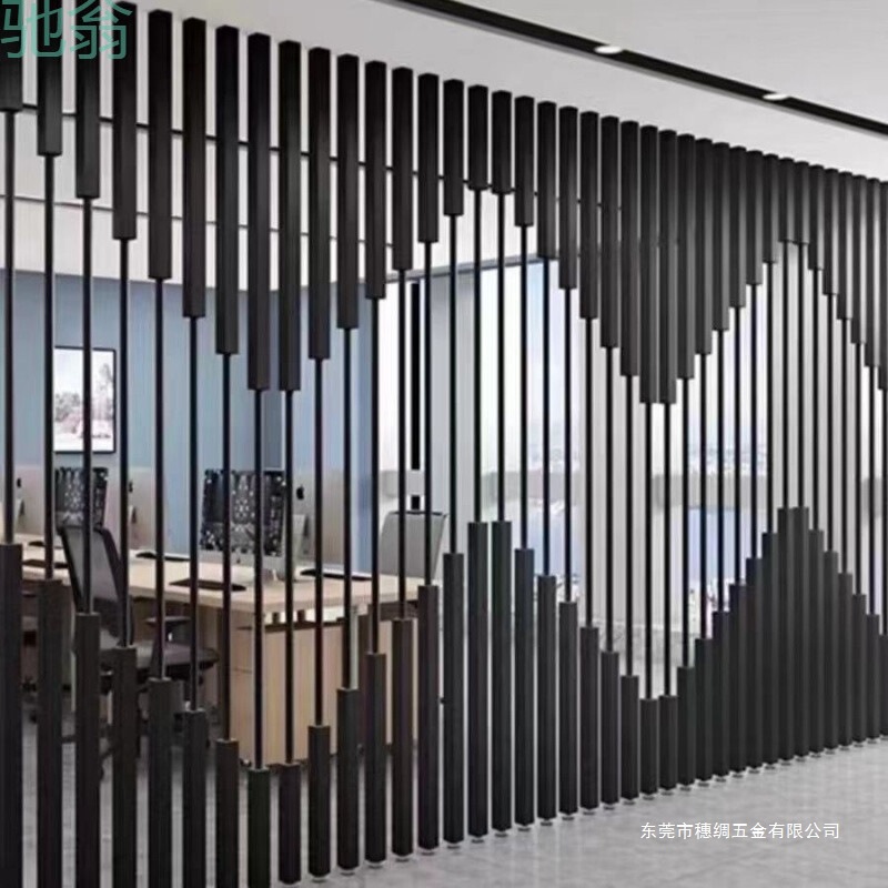 GxP简易客厅装饰隔断屏风网红隔断网红墙免打孔屏风立柱办公室墙|undefined