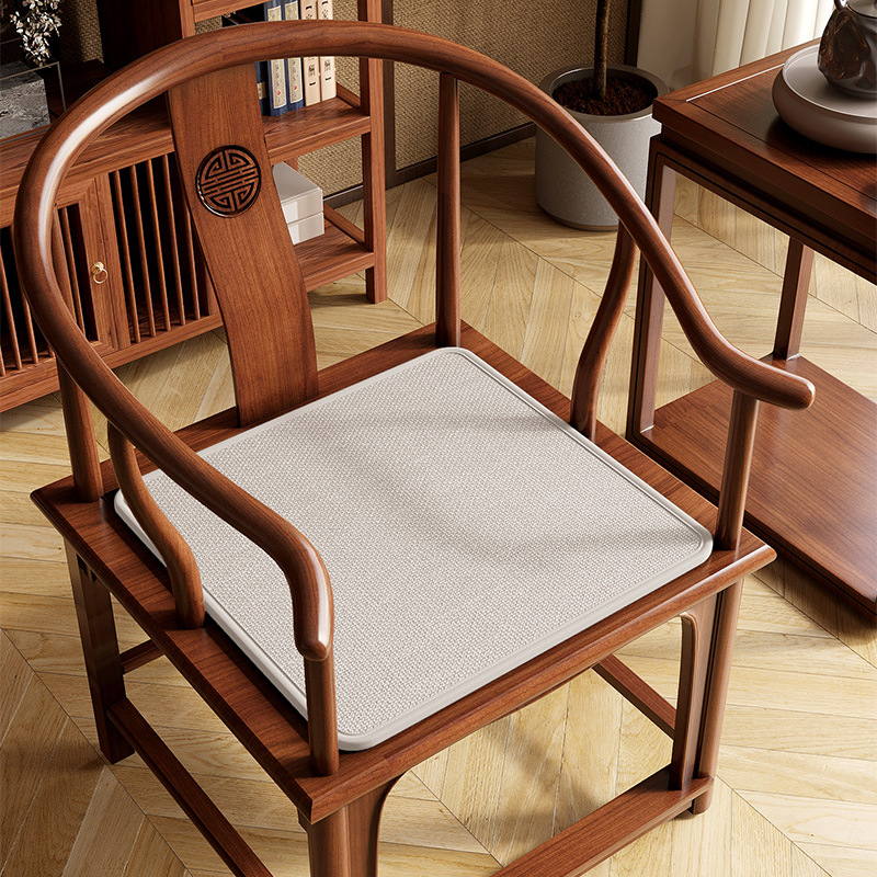 China simple cojín de asiento cojín de madera roja sólida cojín de sofá de madera sólida cojín de mesa de té cojín de asiento de asiento